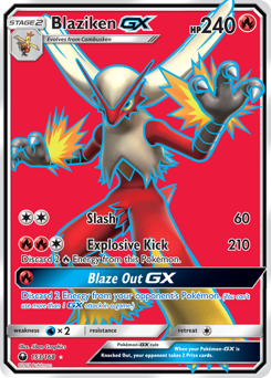 Pokemon Celestial Storm Blaziken-GX - 153