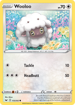 Pokemon Sword & Shield Wooloo - 153