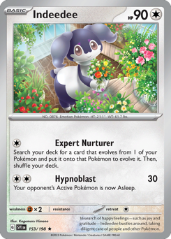 Pokemon Scarlet & Violet Indeedee - 153