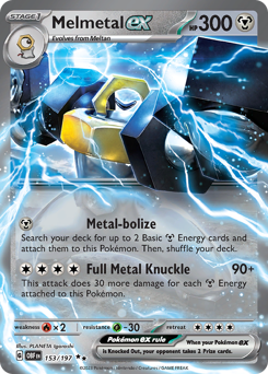 Pokemon Obsidian Flames Melmetal ex - 153