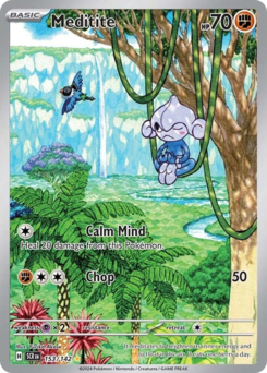 Pokemon Stellar Crown Meditite - 153