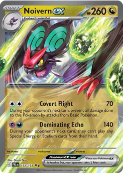 Pokemon Paldea Evolved Noivern ex - 153