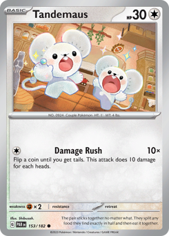 Pokemon Paradox Rift Tandemaus - 153