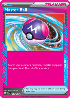 Pokemon Temporal Forces Master Ball - 153