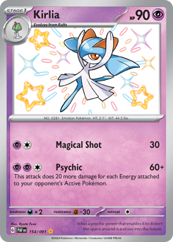 Pokemon Paldean Fates Kirlia - 154