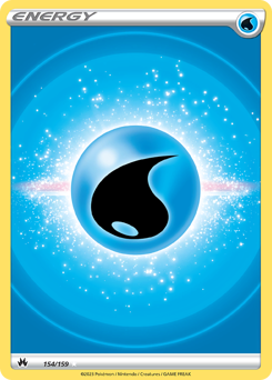 Pokemon Crown Zenith Water Energy - 154