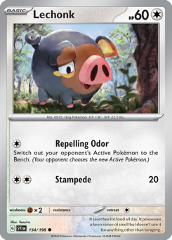 Pokemon Scarlet & Violet Lechonk - 154