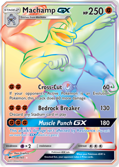 Pokemon Burning Shadows Machamp-GX - 154