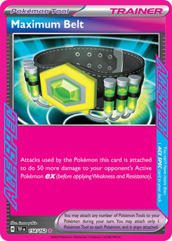 Pokemon Temporal Forces Maximum Belt - 154