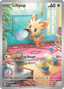Pokemon White Flare Lillipup - 154