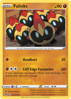 Pokemon Fusion Strike Falinks - 154