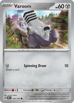 Pokemon Obsidian Flames Varoom - 154
