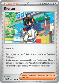Pokemon Twilight Masquerade Kieran - 154