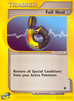 Pokemon Expedition Base Set Full Heal - 154