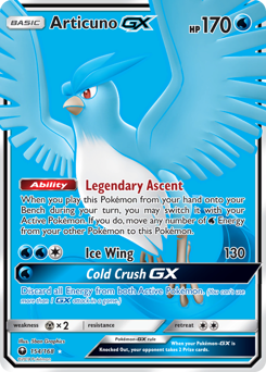 Pokemon Celestial Storm Articuno-GX - 154