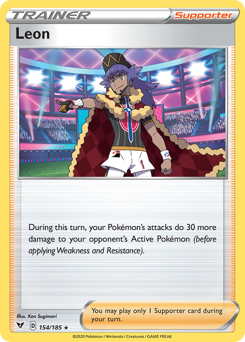 Pokemon Vivid Voltage Leon - 154
