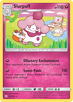 Pokemon Cosmic Eclipse Slurpuff - 154