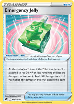 Pokemon Silver Tempest Emergency Jelly - 155