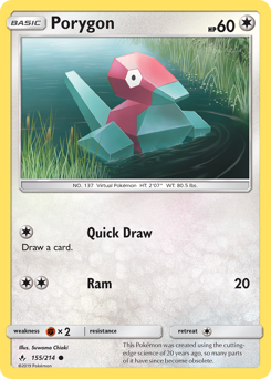 Pokemon Unbroken Bonds Porygon - 155