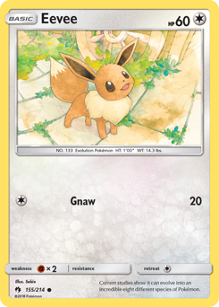 Pokemon Lost Thunder Eevee - 155