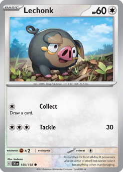 Pokemon Scarlet & Violet Lechonk - 155