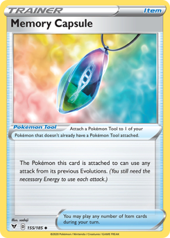 Pokemon Vivid Voltage Memory Capsule - 155