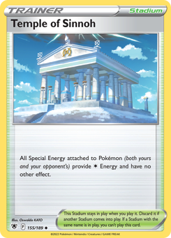 Pokemon Astral Radiance Temple of Sinnoh - 155