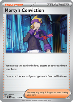 Pokemon Temporal Forces Morty's Conviction - 155