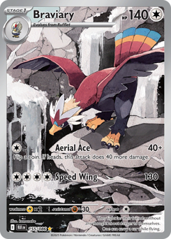 Pokemon Black Bolt Braviary - 155
