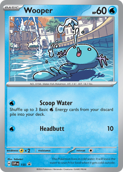 Pokemon Scarlet & Violet Black Star Promos Wooper - 155