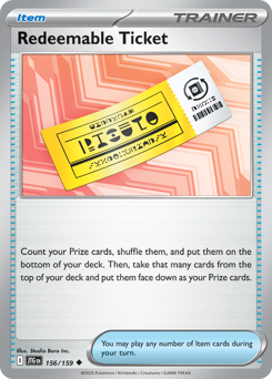 Pokemon Journey Together Redeemable Ticket - 156