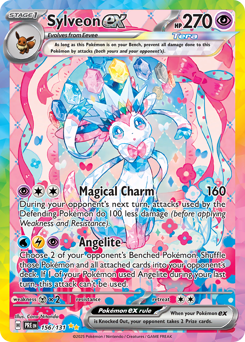 Pokemon Prismatic Evolutions Sylveon ex - 156