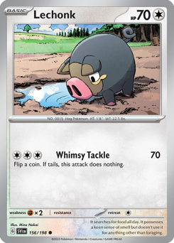 Pokemon Scarlet & Violet Lechonk - 156