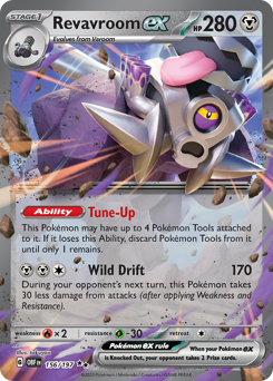 Pokemon Obsidian Flames Revavroom ex - 156