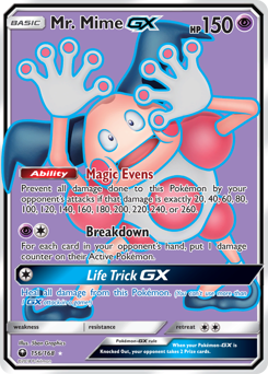 Pokemon Celestial Storm Mr. Mime-GX - 156