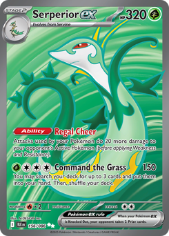 Pokemon Black Bolt Serperior ex - 156