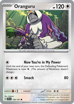 Pokemon Surging Sparks Oranguru - 156
