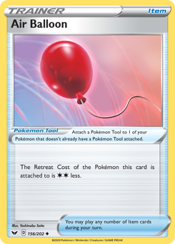 Pokemon Sword & Shield Air Balloon - 156
