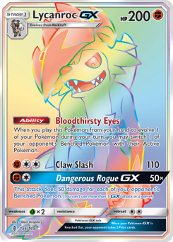 Pokemon Guardians Rising Lycanroc-GX - 156