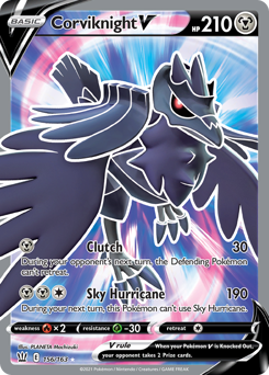 Pokemon Battle Styles Corviknight V - 156