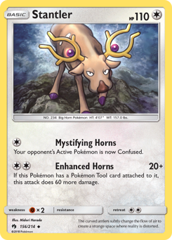 Pokemon Lost Thunder Stantler - 156