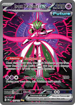 Pokemon Prismatic Evolutions Iron Valiant ex - 157