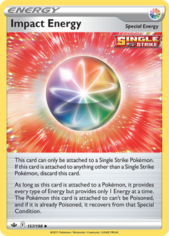 Pokemon Chilling Reign Impact Energy - 157