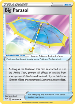 Pokemon Darkness Ablaze Big Parasol - 157