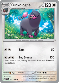 Pokemon Scarlet & Violet Oinkologne - 157