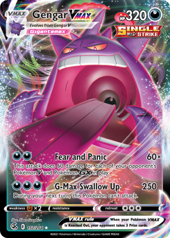 Pokemon Fusion Strike Gengar VMAX - 157