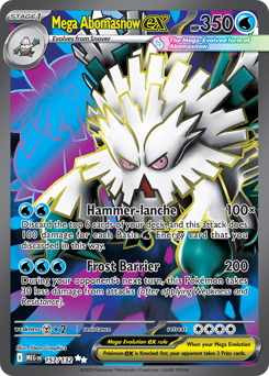 Pokemon Mega Evolution Mega Abomasnow ex - 157