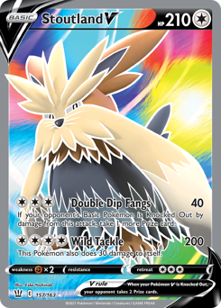 Pokemon Battle Styles Stoutland V - 157