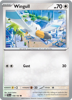 Pokemon Paldea Evolved Wingull - 158
