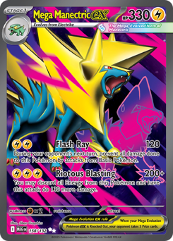Pokemon Mega Evolution Mega Manectric ex - 158